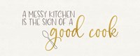 Framed Kitchen Art panel IV-Good Cook