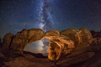 Framed Broken Arch Milky Way