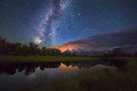 Framed Milky Way over Schwabauchers Landing