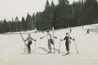 Framed Ski Day