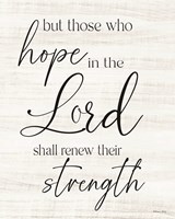 Framed Hope in the Lord