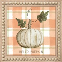 Framed 'Hello Pumpkin' border=