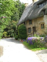 Framed English Cottage