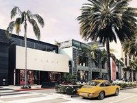 Framed Rodeo Drive, Beverly Hills, California