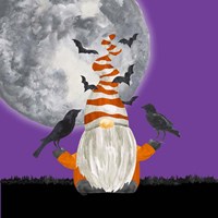 Framed Gnomes of Halloween II-Bats