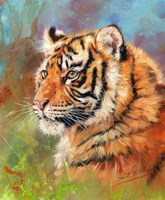 Framed Strong Tiger