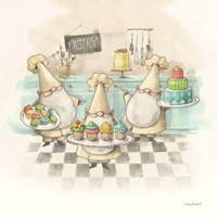 Framed Everyday Gnomes VI-Pastry
