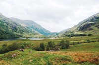 Framed Highland Mountains