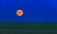 Framed Full Moonrise, Alberta, Canada