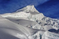 Framed Mountaineers, Cordillera Blanca Mountain Range in Peru