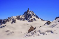 Framed Dente Del Gigante Mountain in the Mont Blanc Massif 2