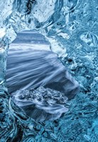 Framed Looking Through Ice, Iceland