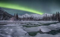 Framed Northern Lights, Annie Lake
