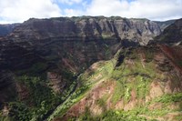 Framed Aerial View Of Waimea Canyon