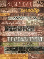 Framed Serenity Prayer