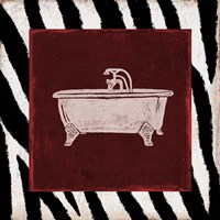 Framed Crimson Safari Bath 3