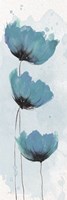 Framed Blue Poppies 2