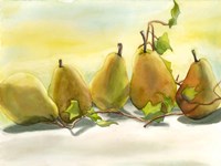 Framed Pears In A Row 1