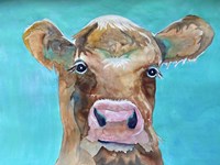 Framed Gazing Cow 1