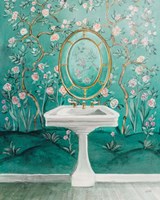 Framed Chinoiserie Bath I