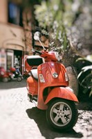 Framed When in Rome Ride A Vespa