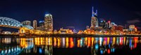 Framed Music City Skyline