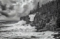 Framed Noreaster at Otter Cliff