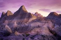 Framed Twilight in the Badlands