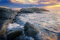 Framed Morning Tide at Cape Neddick