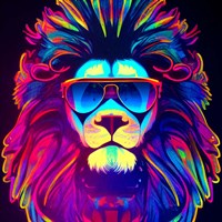 Framed Sunglasses Lion Cool