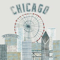 Framed Chicago Landmarks III