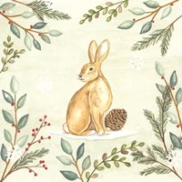 Framed Woodland Animals Rabbit