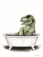 Framed Dino Bath III