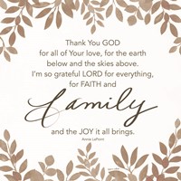Framed Faith and Family
