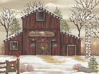 Framed Holiday Farm Barn
