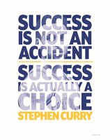 Framed Steph Curry - Success