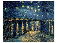 Framed Starry Night over the Rhone, c.1888