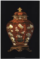 Framed Red Porcelain Vase (P) I