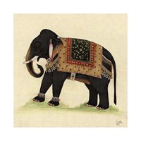 Framed Elephant from India II