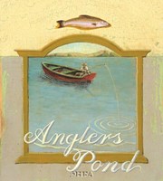 Framed Angler's Pond