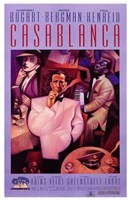 Framed Casablanca Purple