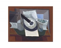 Framed Still Life with a Guitar, 1925