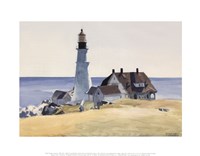 Framed Lighthouse and Buildings, Portland Head, Cape Elizabeth, Maine, 1927