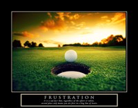 Framed Frustration - Golf Ball