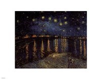 Framed Starry Night over the Rhone, c.1888