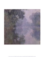 Framed Seine at Giverny, Morning Mists, 1897