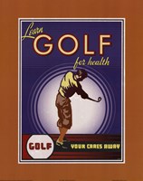 Framed Golf For Health
