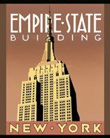 Framed Empire State Building