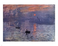 Framed Impression, Sunrise, c.1872 (blue)