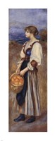 Framed Girl with a Basket of Oranges
